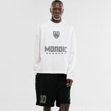 Camiseta Oversized Shield Long Sleeve - Off White