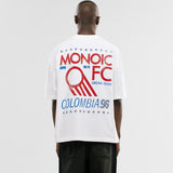 Camiseta Boxy Fit MONOIC F.C - Off White