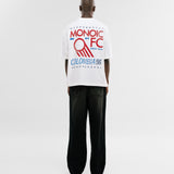 Camiseta Boxy Fit MONOIC F.C - Off White