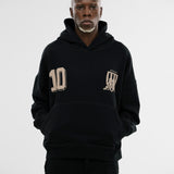 Hoodie Oversized MONOIC F.C - Negro Oscuro