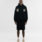 Hoodie Oversized MONOIC F.C - Negro Oscuro