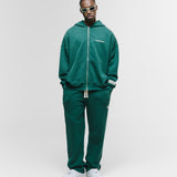Zip Hoodie Oversized Básico V4 - Forest Green