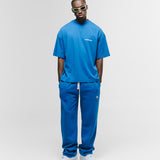 Camiseta Boxy Fit Básica V4 - Azul Cobalto