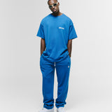 Camiseta Logo Oversized V4 - Azul Cobalto