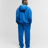 Zip Hoodie Oversized Básico V4 - Azul Cobalto