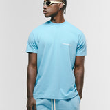 Camiseta Regular Fit Básica V4 - Azul Claro