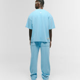 Camiseta Boxy Fit Básica V4 - Azul Claro