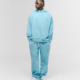 Hoodie Oversized Básico V4 - Azul Claro