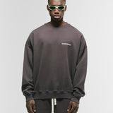 Crewneck Oversized Básico V4 - Café Chocolate