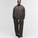 Crewneck Oversized Básico V4 - Café Chocolate