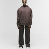 Hoodie Oversized Básico V4 - Café Chocolate