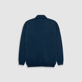 Zip Mechanic Knitted Shirt - Azul Oscuro