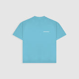 Camiseta Boxy Fit Básica V4 - Azul Claro