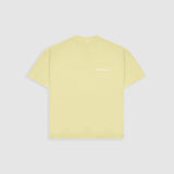 Camiseta Boxy Fit Básica V3 - Amarillo Pastel