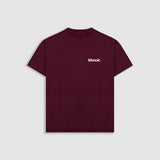 Camiseta Logo Oversized V3 - Burgundy