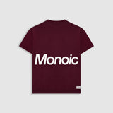 Camiseta Logo Oversized V3 - Burgundy