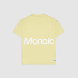 Camiseta Logo Oversized V3 - Amarillo Pastel