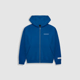 Zip Hoodie Oversized Básico V4 - Azul Cobalto