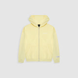 Zip Hoodie Oversized Básico V3 - Amarillo Pastel