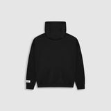 Zip Hoodie Oversized Básico V3 - Negro Oscuro