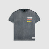 Camiseta Oversized Elite - Negro Desgastado
