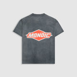 Camiseta Oversized Elite - Negro Desgastado