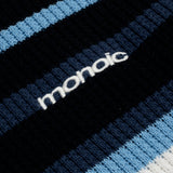 Striped Knitwear Sweater – Azul, Crema y Negro