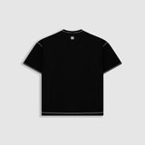 Camiseta Boxy Fit Design Collective - Negro Oscuro