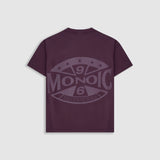 Camiseta Oversized Built For The World - Burgundy