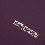 Camiseta Oversized Built For The World - Burgundy