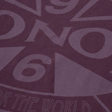 Camiseta Oversized Built For The World - Burgundy