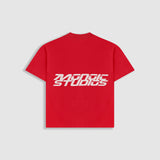 Camiseta Boxy Fit Speed - Pompeian Red