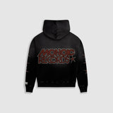Zip Hoodie Monoic Records - Negro Desgastado