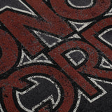 Zip Hoodie Monoic Records - Negro Desgastado