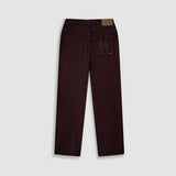 Pocket Straight Pants – Burgundy