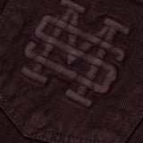 Pocket Straight Pants – Burgundy