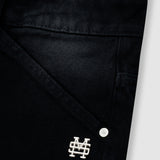 Pocket Straight Pants – Negro Desgastado