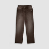 Pocket Straight Pants – Café Desgastado