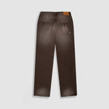 Pocket Straight Pants – Café Desgastado