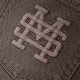 Pocket Straight Pants – Café Desgastado