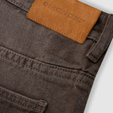 Pocket Straight Pants – Café Desgastado