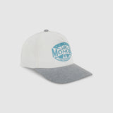 Gorra Compass - Blanco Hueso y Azul Claro