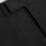 Barrel Fit Trousers - Negro