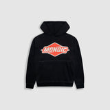 Hoodie Oversized Oil - Negro Oscuro