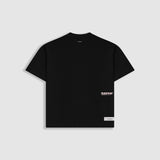 Camiseta Boxy Fit Speed - Negro Oscuro