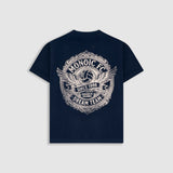 Camiseta Oversized Retro Dream Team - Navy Blue