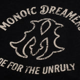 Camiseta Oversized Dreamers Club - Negro Oscuro