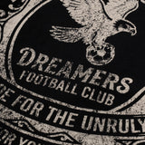 Camiseta Oversized Dreamers Club - Negro Oscuro