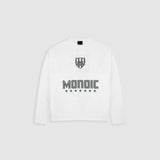 Camiseta Oversized Shield Long Sleeve - Off White