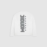 Camiseta Oversized Shield Long Sleeve - Off White